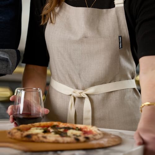 100% Pure Linen Apron