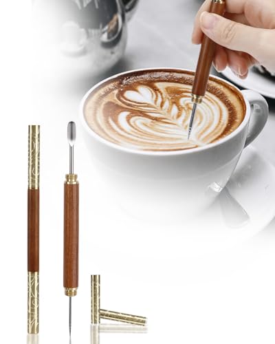1PCS Latte Art Pen with Rosewood Handle