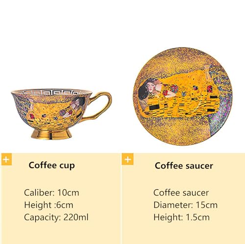 15 Piece European Bone China Coffee & Tea Set