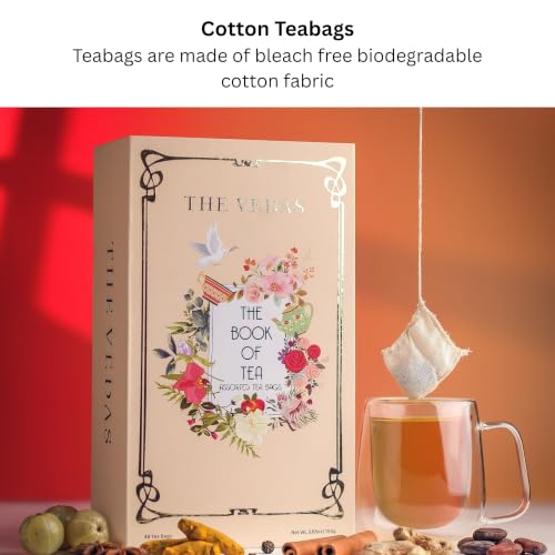 Book Of Tea Assorted Tea Bags Gift Box (48 Count)
