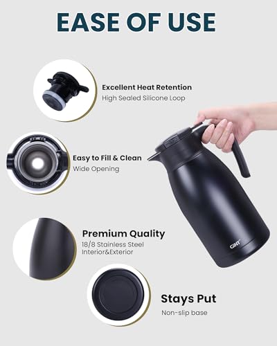 1.9L 64Oz Thermal Coffee Carafe