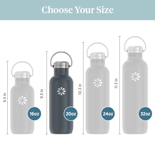 20oz Stainless Steel Sports Bottle with Chug Cap