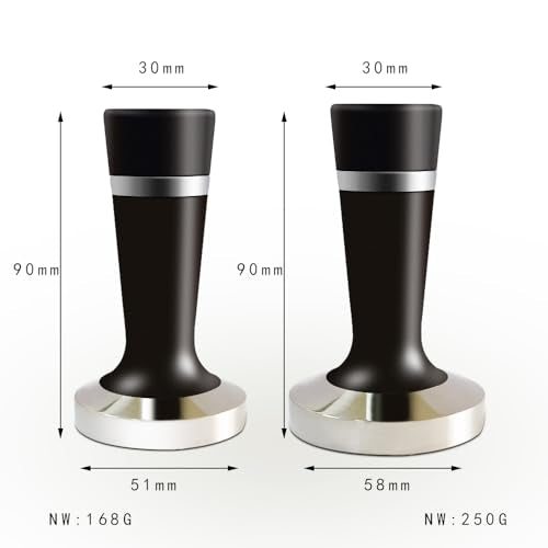 Coffee 51mm Tamper Espresso Hand Tamper 304 Stainless Steel Espresso Coffee Tamper