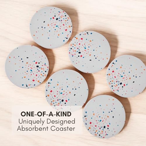 Terrazzo Coasters Set of 6 (6 Count)