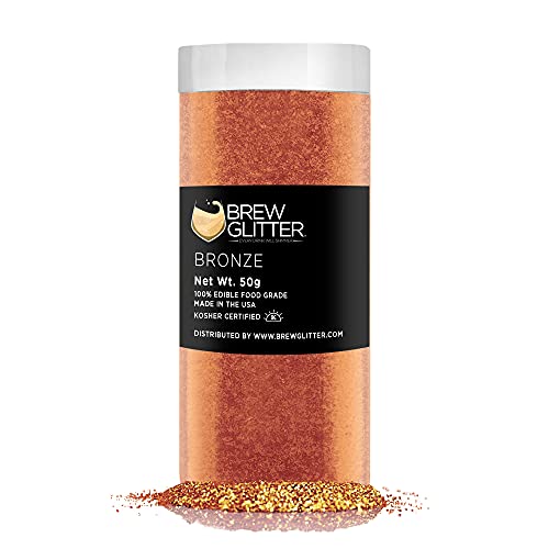 Bronze BREW GLITTER Edible Glitter For Drinks