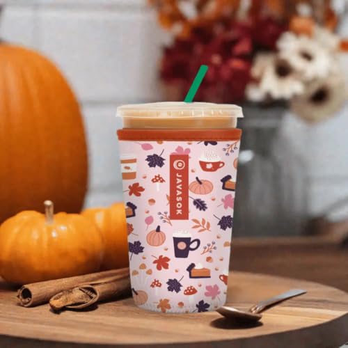 JavaSok Iced Coffee & Cold Soda Insulated Neoprene Cup Sleeve