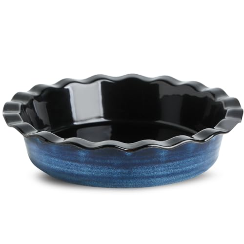 Ceramic Pie Pan for Baking 9 inch