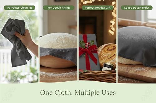 Gray Flour Sack Tea Towels (5 Count)