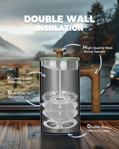 POLIVIAR French Press Coffee Maker