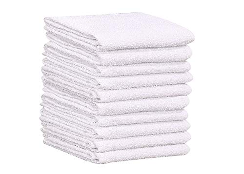36 PC New Cotton Blend White Restaurant Bar Mops Kitchen Towels 28oz (36 Count)