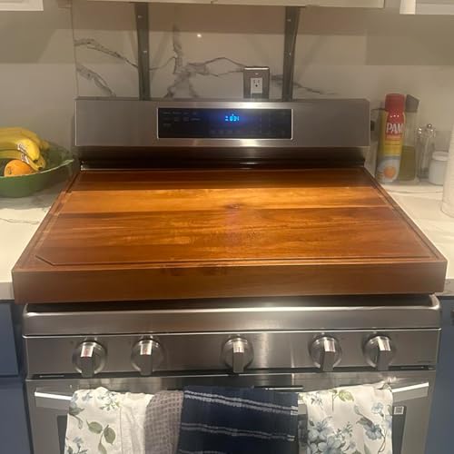 Acacia Stove Top Cover for Gas Burners & Electric Stove