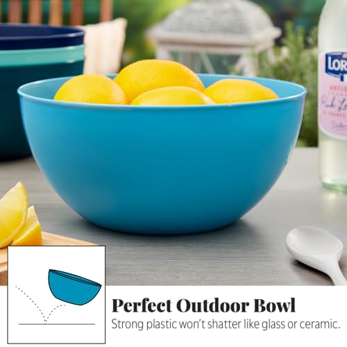 Vista Durable Plastic Salad and Serving 10 (4 Count)