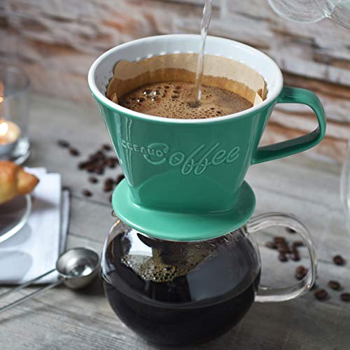 XXL Porcelain Coffee Dripper Green