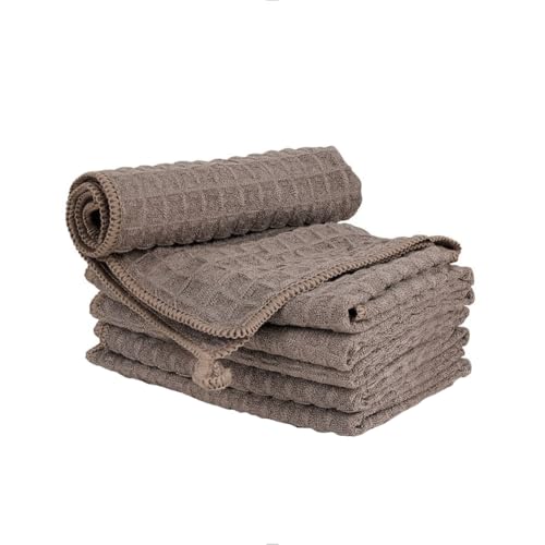 6 Pack Microfiber Espresso Barista Cleaning Towels (6 Count)