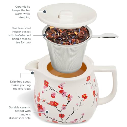Ceramic Teapot with Infuser