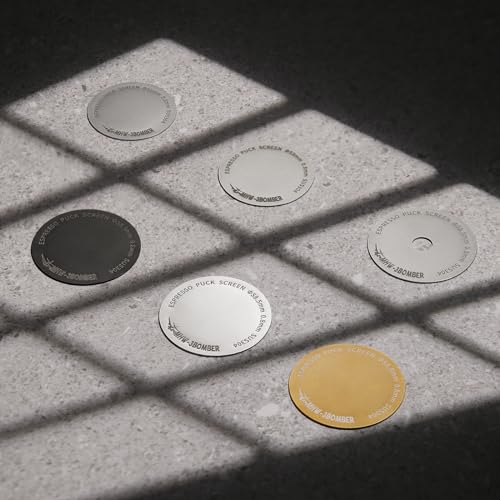 53mm Espresso Puck Screen 2 Packs Metal Coffee Filter Reusable Espresso Filters for 54mm Portafilter Basket 0.8mm Thickness FG7009M (2 Count)