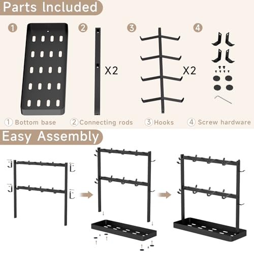 Coffee Mug Holder for Countertop 20 Hooks Mug Tree Rack Cups Hanger Stand