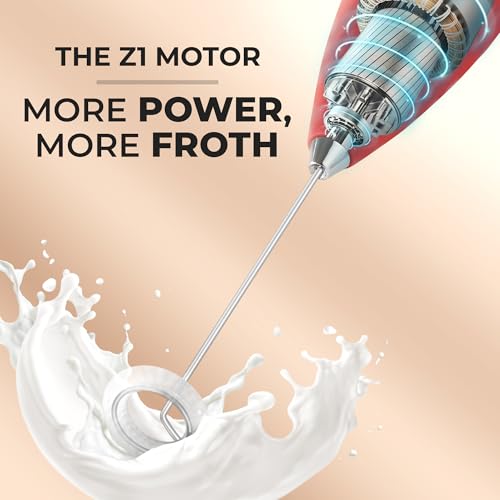 Powerful Milk Frother Wand With Duracell Batteries