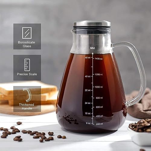 Cold Brew Iced Coffee Maker 51oz