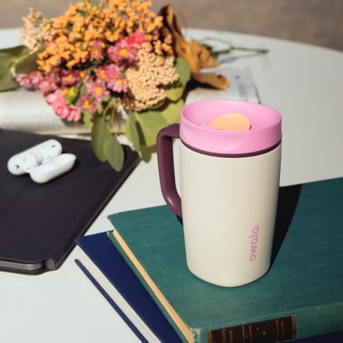 SmoothSip Slider Stainless Steel Insulated Travel Mug with Handle