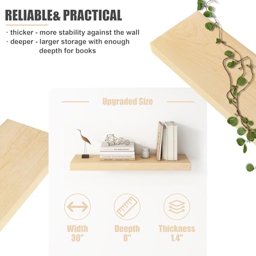 Floating Shelves for Wall (2 Count)