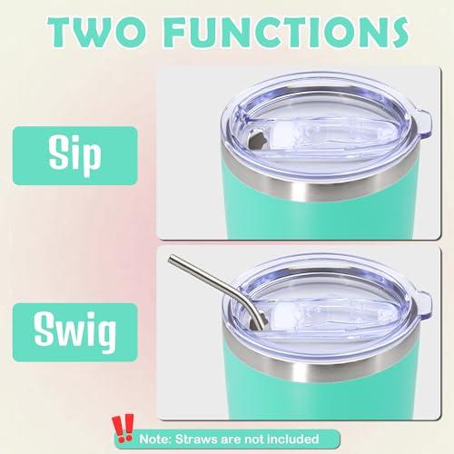 20oz Tumbler Stainless Steel Tumbler Coffee Tumbler with Lid Light Blue