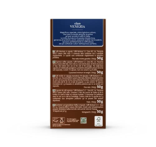 Ciao Venezia Aluminum Capsules Compatible with Nespresso Original Machines (100 Count)