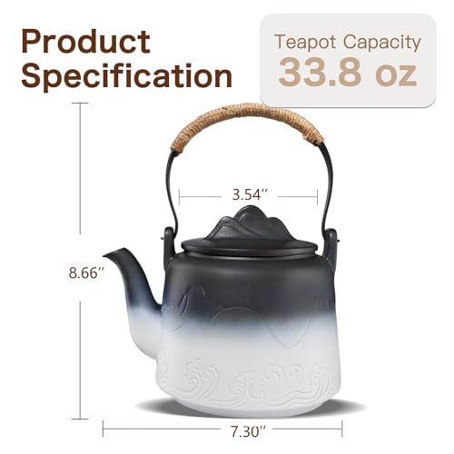 Ceramic Teapot with Infuser