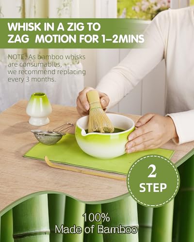 Premium Matcha Whisk Set (6 Count)