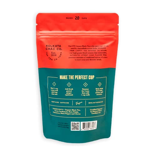 Kolkata Chai Rose Masala Chai mix (4.23 Ounce)