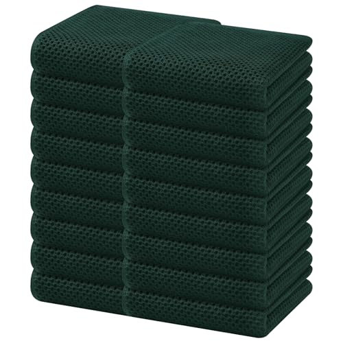 100% Cotton Waffle Weave Kitchen Dish Towels 18 (18 Count)