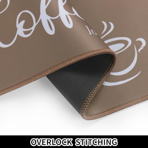 Coffee Mat 2 Pack 12x19 Inch Absorbent Non (2 Count)