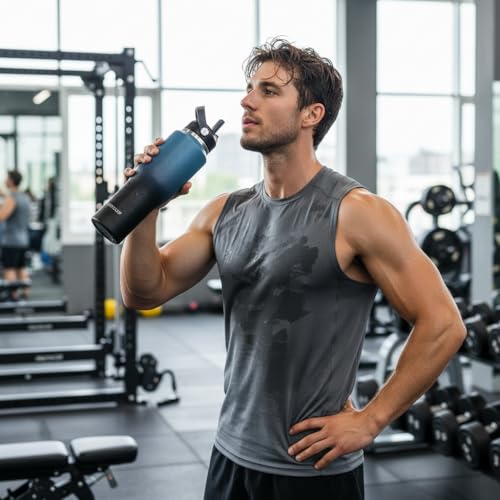 40oz Insulated Water Bottle Keep Cold 24h&Hot 12h