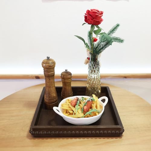 Square Wood Decorative Tray