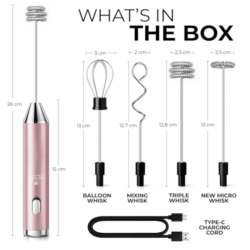 Rechargeable Milk Frother Handheld