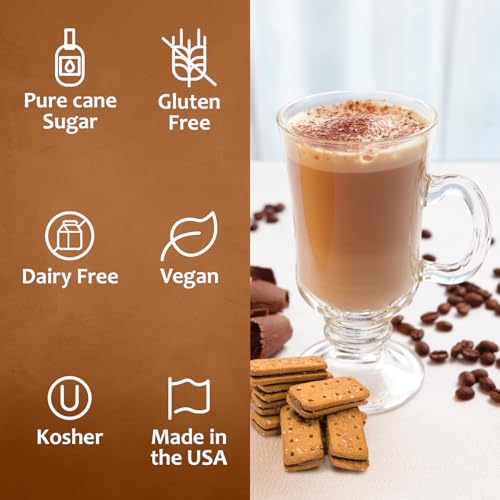 Coffee Syrup Cookie Butter Flavored Syrup for Drinks (25.4 Fl Oz)