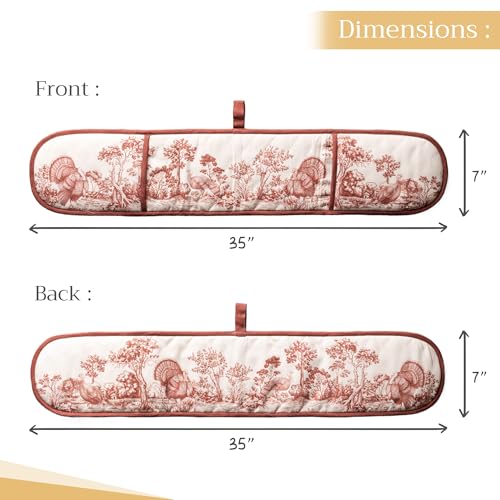 Double Oven Mitts 100% Cotton Double Oven Glove