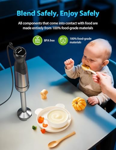 2026 New 1000W Immersion Blender Handheld
