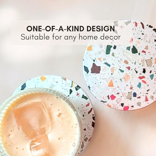 Terrazzo Coasters Set of 6 (6 Count)