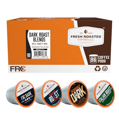 Dark Roast Blend Variety Pack K (96 Count)