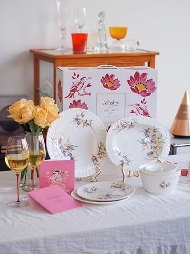 7 Piece Floral Porcelain Tea Sets with Sugar Bowl Creamer Teacups