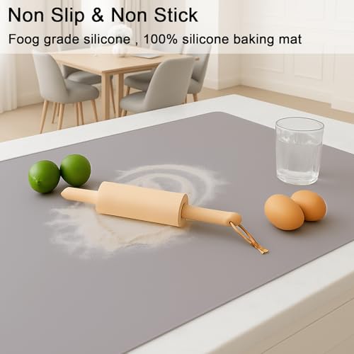 Silicone Mat 35.4"x23.6" Silicone Mats for Kitchen Counter Heat Resistant Mats for Countertop