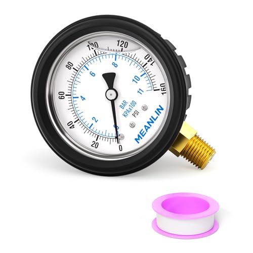 0~160Psi Stainless Steel Liquid Filled Pressure Gauge 1