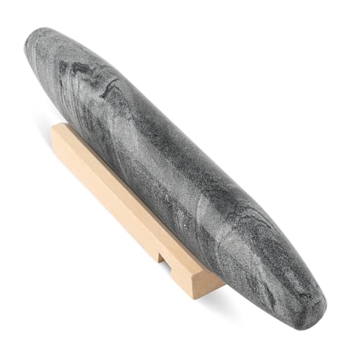 African Natural Grey Marble French Rolling Pin