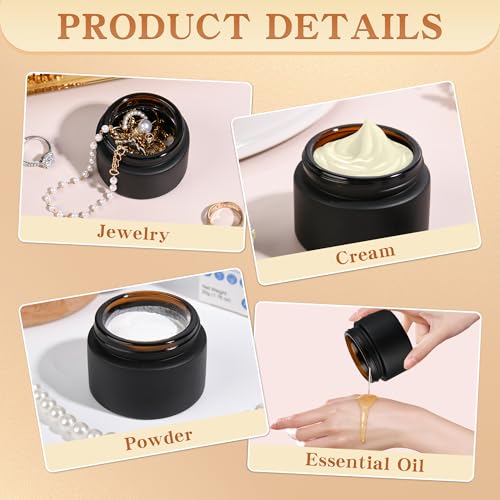 Glass Jars with Lids (24 Count)