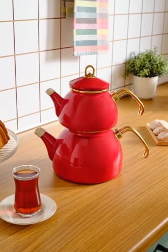 Retro Turkish Teapot for Stovetop