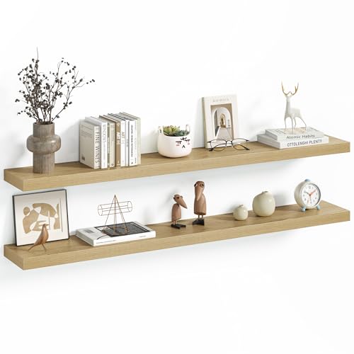 48 Inch Floating Shelves Wall Mounted for Display (2 Count)