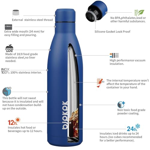 25 oz Insulated Stainless Steel Water Bottle