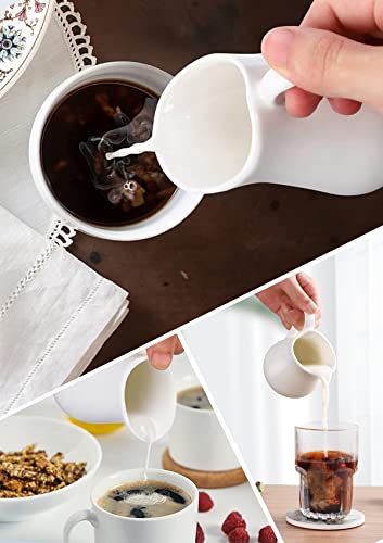 12 Oz Ceramic Creamer with Handle