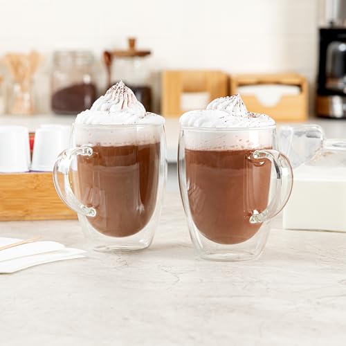 12 oz Professional Glass Coffee Cup (2 Count)